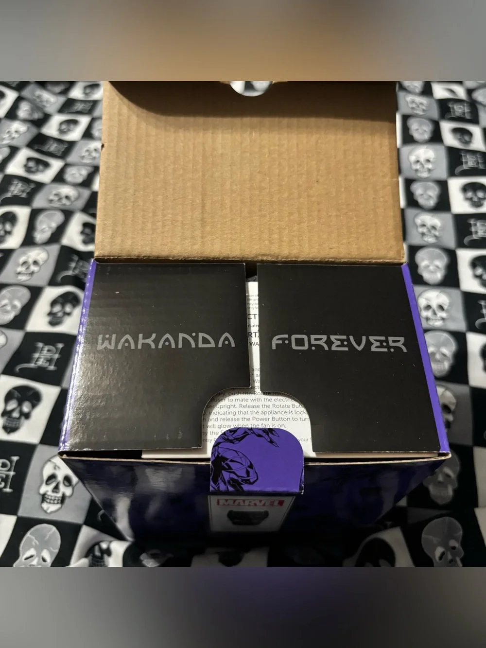 Scentsy Marvel Black Panther Wakanda Forever Wall Fan Diffuser